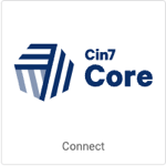 Cin7 Core connection tile