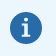 Info icon: White letter 'I' on blue circle
