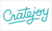 Cratejoy logo on square tile button