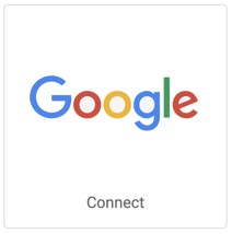 Image : logo du canal de vente Google. Le bouton indique Connexion