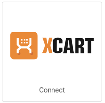 Logo de X Cart. Le bouton indique Connexion
