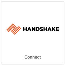 Image : logo Handshake. Bouton indiquant « Connexion »