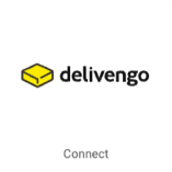 Logo Delivengo sur bouton en forme de vignette carrée qui indique Connexion